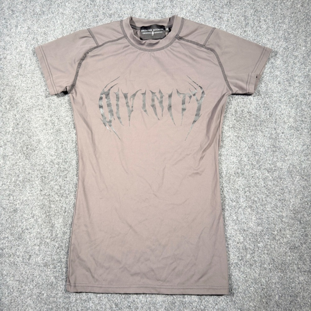 Breathe Divinity Original Compression Shirt Mens Medium Brown